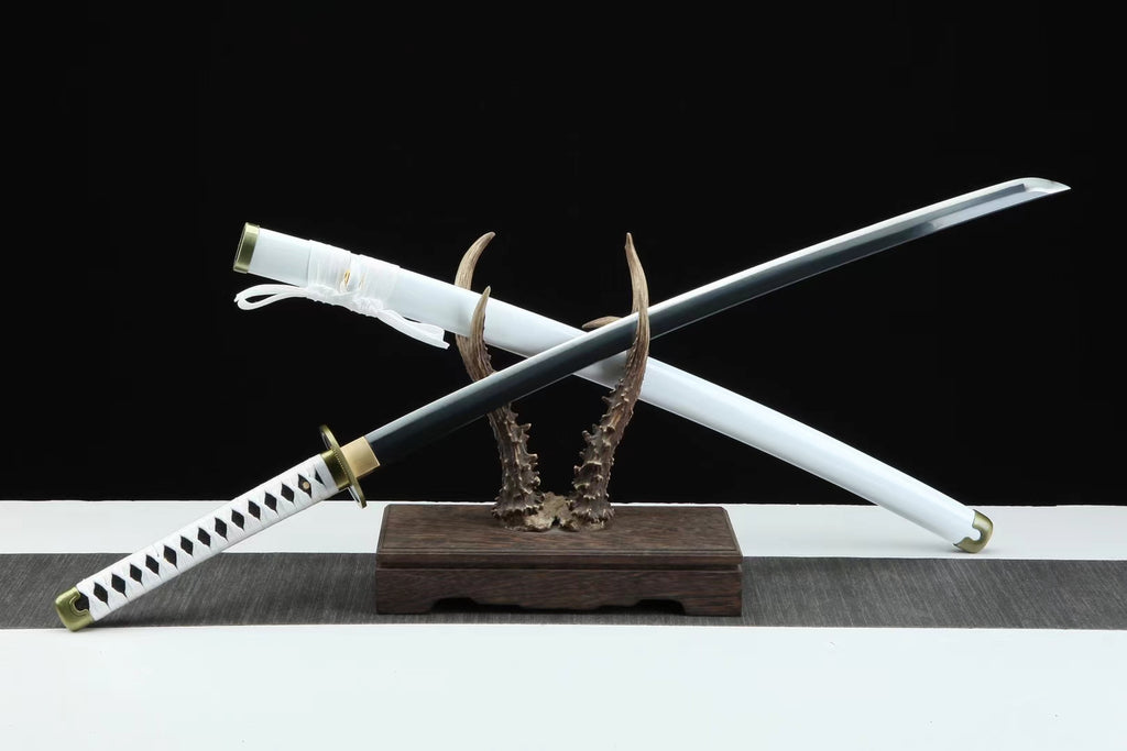 Comic Sword,1045 Steel Sword,Handmade Roronoa Zoro Sword,One Piece Sword,Wadou Ichimonji Sword hansi sword