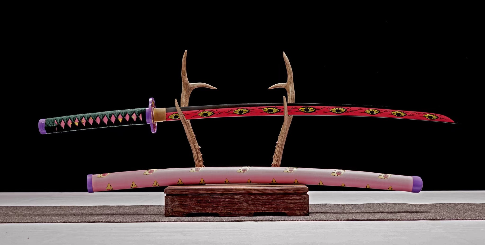 Kokushibo sword,yoriichi sword,Demon Slayer Sword,Comic Katana,Real samurai sword hansi sword
