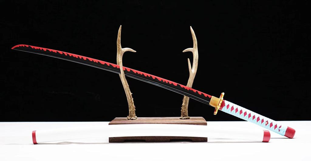 katana sword,Demon Slayer Sword Comic sword 1045 steel sword katana Kanroji Mitsuri swords hansi sword