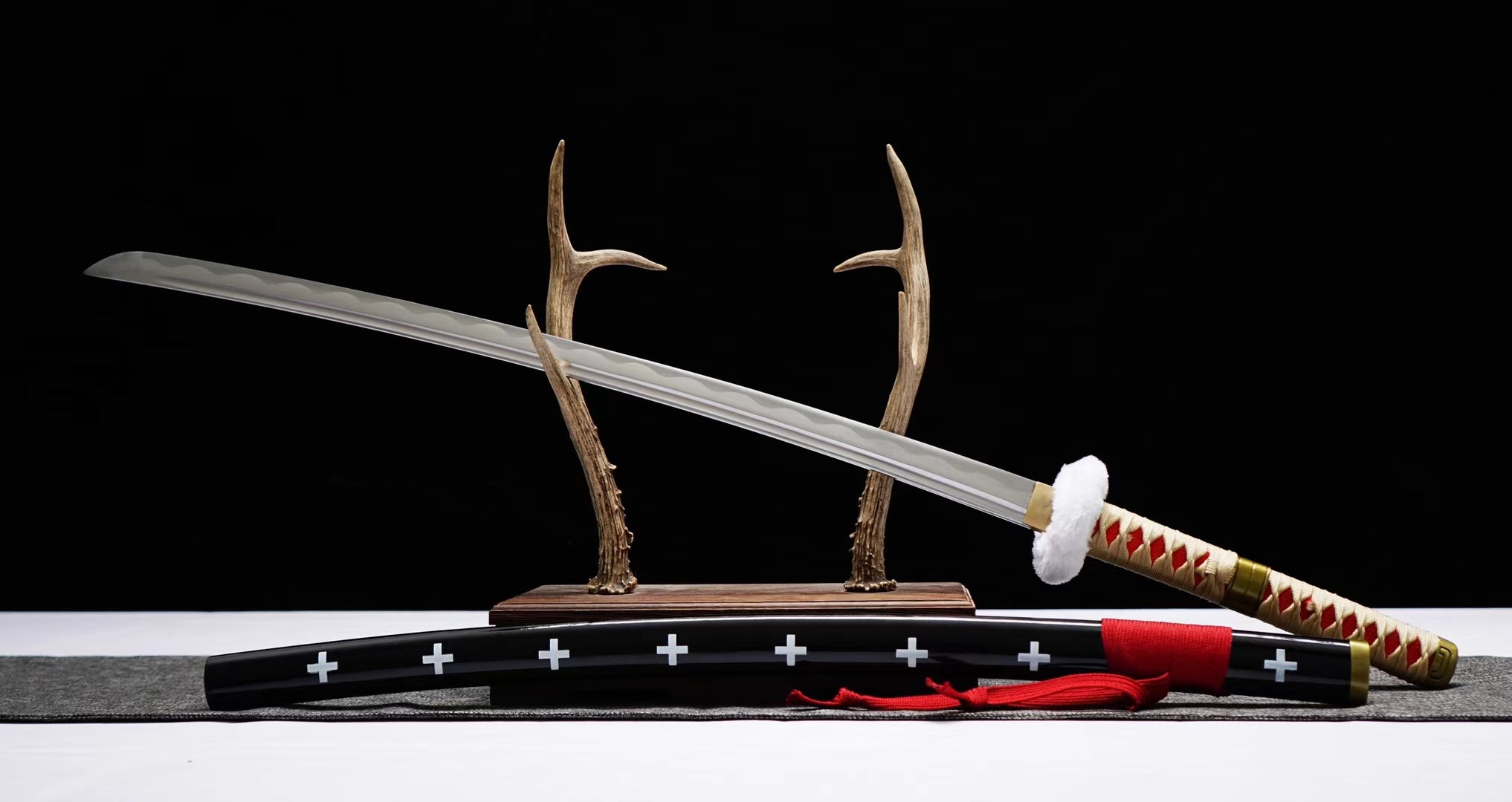 One Piece Law Sword,Japanese Sword,Handmade Katana Sword,Full Tang Sword,Comic Sword hansi sword